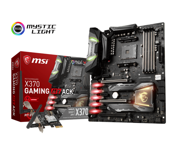 Mainboard MSI X370 Gaming M7 ACK Socket AM4 RGB‎ (518EL)